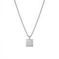 Object 001 — 14mm Stainless Steel Cube Pendant